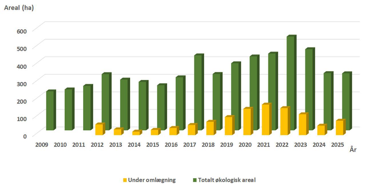 Økologiskareal2025